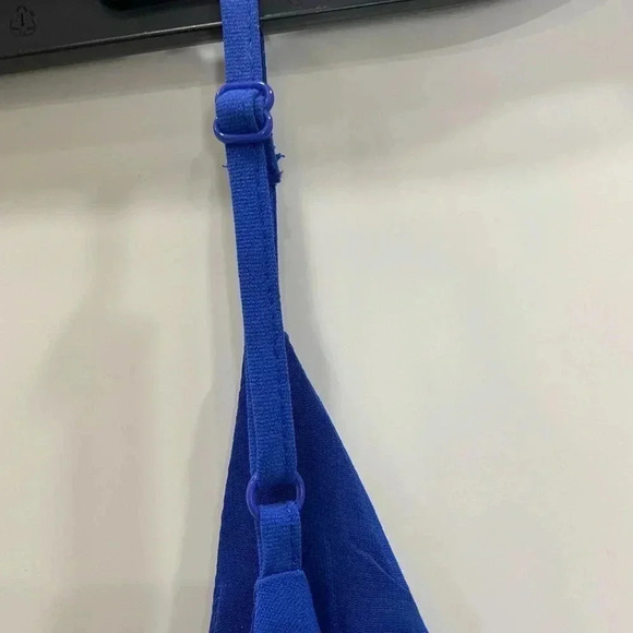 SUGAR LIPS DEEP PLUNGE FRONT AND BACK NWT SIZE L ROYAL BLUE - Picture 3 of 10